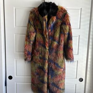 SpiritHoods Vibrant Multicolor Teddy Jacket